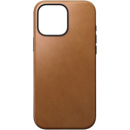 Nomad Modern 360 Full Cover Δερμάτινο 1.15mm με Λουράκι Καφέ (iPhone 16 Pro Max)