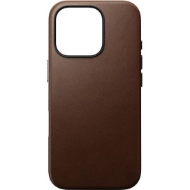 Nomad Back Cover Δερμάτινο 1.15mm Καφέ (iPhone 16 Pro Max)