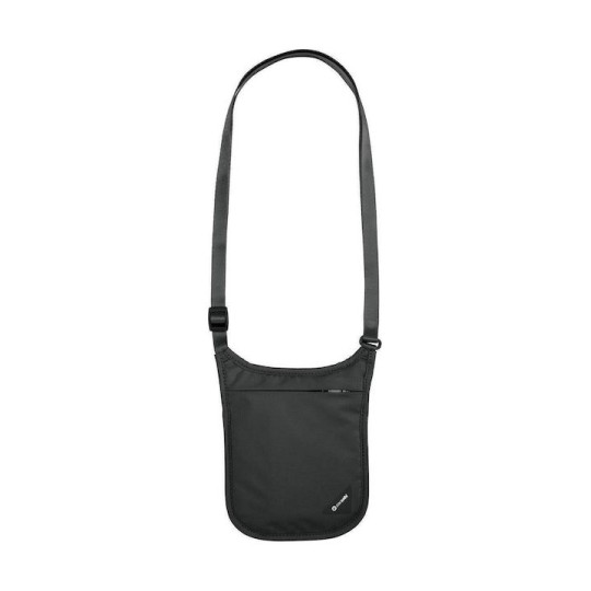 Coversafe Neck Pouch Ανδρική Τσάντα Ώμου / Χιαστί Μαύρη