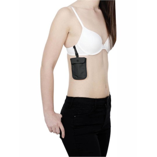 Coversafe Bra Bag Τσαντάκι Ζώνης Μαύρο