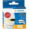 Herma 1000 Αυτοκόλλητες Ετικέτες Vario Hermafix Refill Pack Ορθογώνιες σε Λευκό Χρώμα 12x13mm