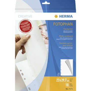Herma Πλαστική Ζελατίνα για Φωτογραφίες με Τρύπες