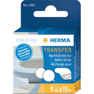 Herma Κόλλα Roller Transfer Refill Pack Removable 15m για Χαρτί