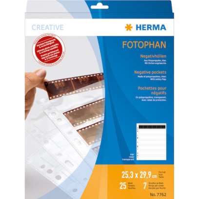 Herma Negative Packets PP Clear 25 Sheets/6-Strips Αξεσουάρ Φωτογραφικής Μηχανής 2τμχ