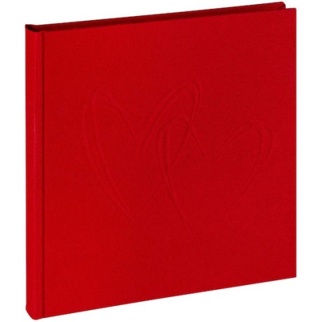 Walther My Heart Rot 20x20 40 Weiße S Leineneinband Fa243r