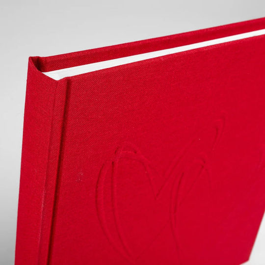Walther My Heart Rot 20x20 40 Weiße S Leineneinband Fa243r