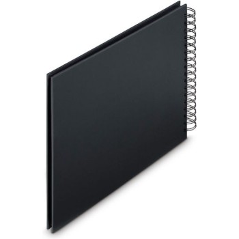 HAMA Άλμπουμ Fine Art Κατάλληλο για Φωτογραφίες 10x15εκ. Μαύρο 28x24εκ.
