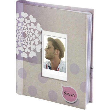 Fujifilm Mini Άλμπουμ Instax Mini Stylish Ornaments για 60 Φωτογραφίες Μωβ