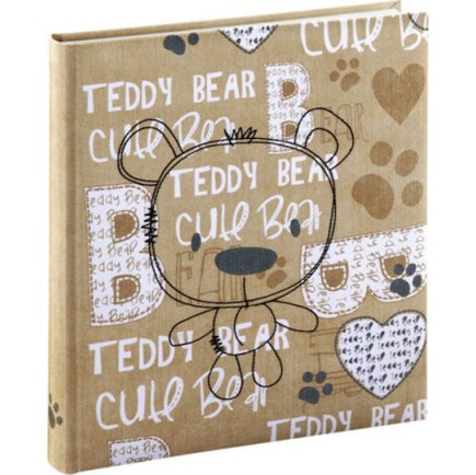 HAMA Παιδικό Άλμπουμ Teddy Bear 50 Σελίδων για 250 Φωτογραφίες Διαστάσεων 10x15εκ. Καφέ 29x32εκ.