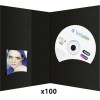 Daiber Φορητή Θήκη CD & DVD Θήκες CD Πλαστικές 100 τμχ