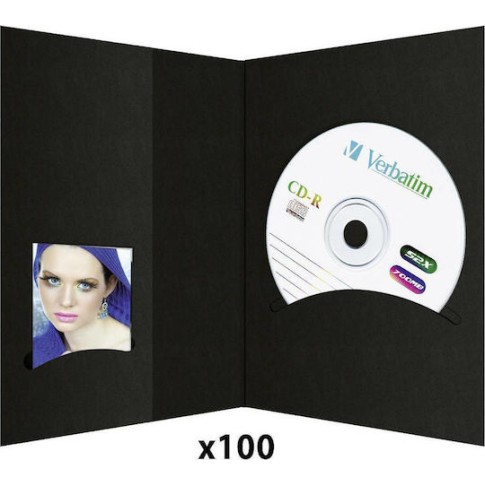 Daiber Φορητή Θήκη CD & DVD Θήκες CD Πλαστικές 100 τμχ
