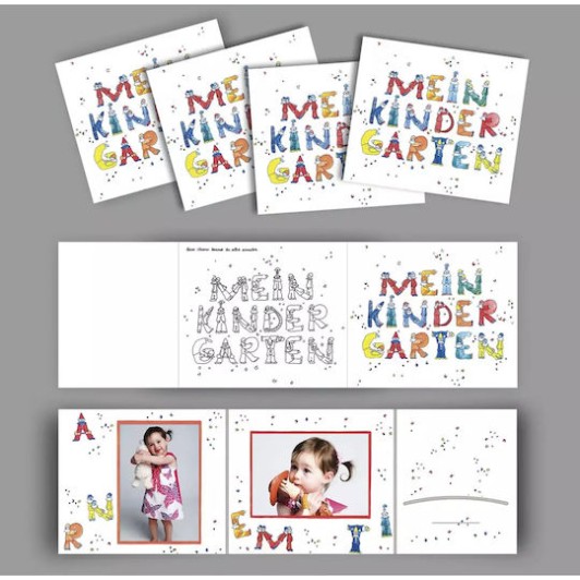 Daiber Παιδικό Άλμπουμ Clowns-Mein Kinder Garten για 2 Φωτογραφίες Πολύχρωμο 25x25εκ.