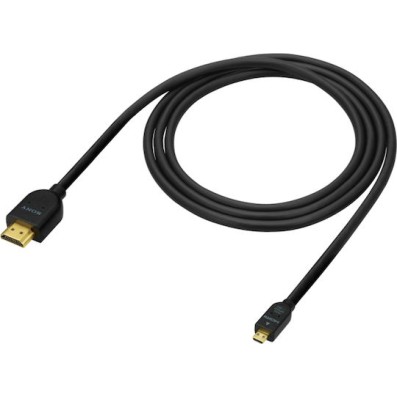 Sony HDMI 1.4 High Speed 1080p 120Hz Cable HDMI male - micro HDMI male 1.5m Μαύρο