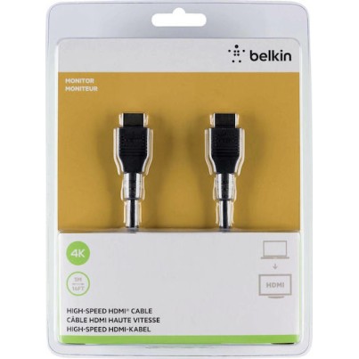 Belkin Cable HDMI male - HDMI male 5m Μαύρο