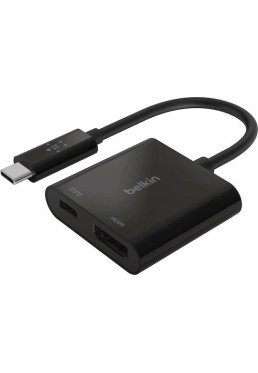 Belkin Μετατροπέας USB-C male σε HDMI / USB-C female (AVC002BTBK)