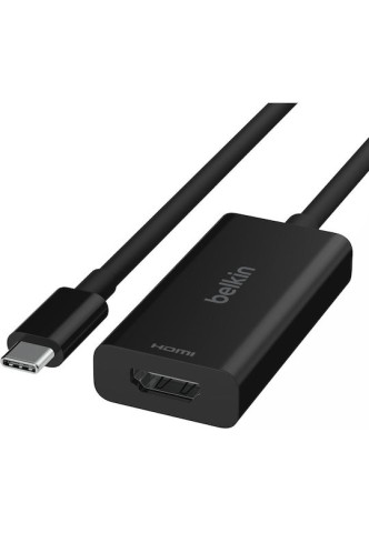Belkin Μετατροπέας USB-C male σε HDMI / USB-C female 1τμχ AVC013BTBK
