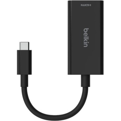 Belkin Μετατροπέας USB-C male σε HDMI / USB-C female 1τμχ AVC013BTBK