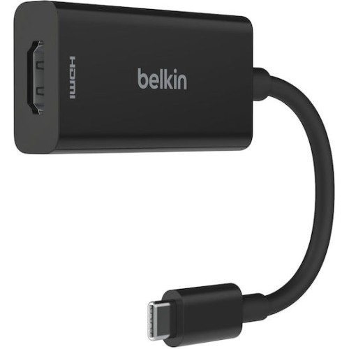 Belkin Μετατροπέας USB-C male σε HDMI / USB-C female 1τμχ AVC013BTBK