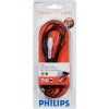 Philips Καλώδιο 3.5mm male - 2x RCA male Μαύρο 1.5m (SWA2527W/10)