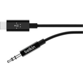 Belkin USB 2.0 Cable USB-C male - 3.5mm Μαύρο 0.9m F7U079bt03-BLK