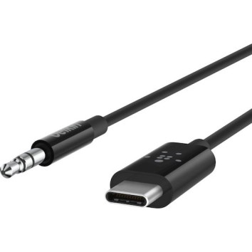 Belkin USB 2.0 Cable USB-C male - 3.5mm Μαύρο 0.9m F7U079bt03-BLK