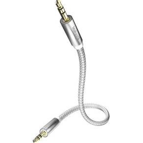 Inakustik Καλώδιο 3.5mm male - 3.5mm male Λευκό 1.5m (004101015)