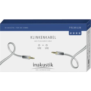 Inakustik Καλώδιο 3.5mm male - 3.5mm male Λευκό 1.5m (004101015)