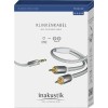 Inakustik Καλώδιο 3.5mm male - RCA male Γκρι 1.5m (004100015)