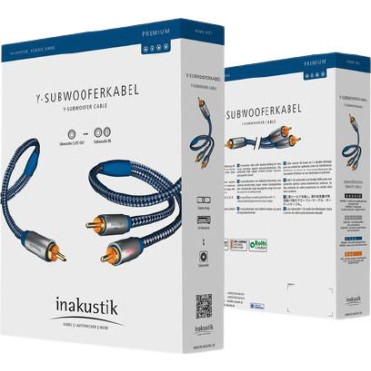 Inakustik Cable RCA male - 2x RCA male 2m (0040802)