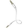 Inakustik Καλώδιο 3.5mm male - 3.5mm male Λευκό 0.5m (003101005)