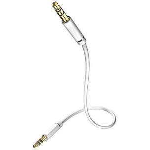 Inakustik Καλώδιο 3.5mm male - 3.5mm male Λευκό 0.5m (003101005)