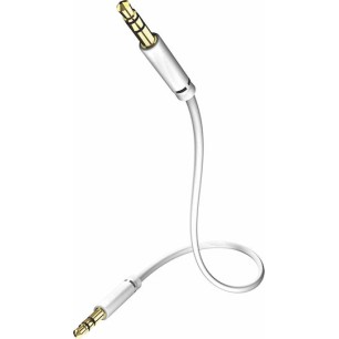 Inakustik Καλώδιο 3.5mm male - 3.5mm male Λευκό 3m (00310103)