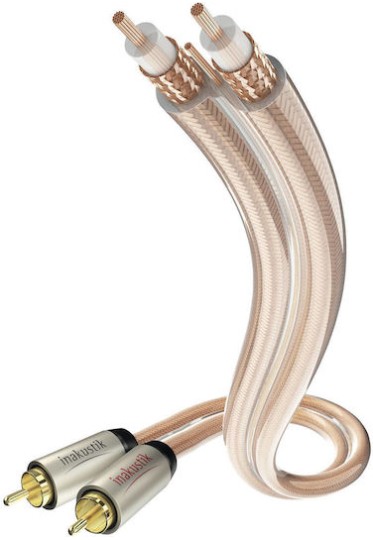 Inakustik Audio Cable 2x RCA male - 2x RCA male 0.75m (00304107)