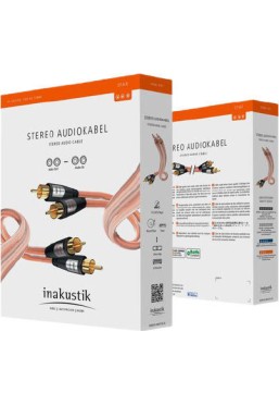 Inakustik Audio Cable 2x RCA male - 2x RCA male 0.75m (00304107)