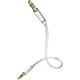 Inakustik Καλώδιο 3.5mm male - RCA male Λευκό 0.5m (003100005)