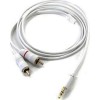 Inakustik Καλώδιο 3.5mm male - RCA male Λευκό 3m (00310003)