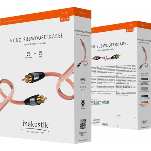 Inakustik Cable RCA male - RCA male 10m (003083101)