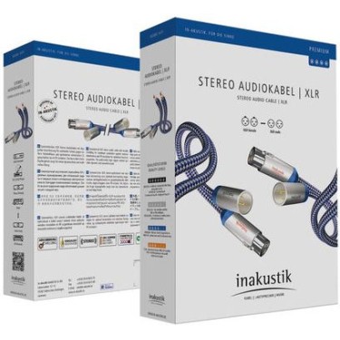 Inakustik Cable XLR male - XLR female 0.75m (00405007)