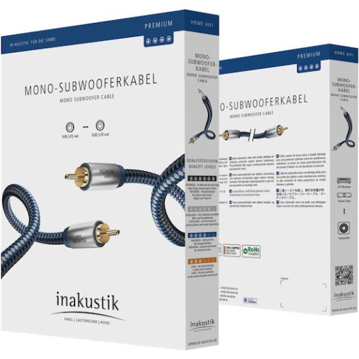 Inakustik Cable RCA male - RCA male 5m (00408051)