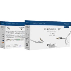 Inakustik Καλώδιο 3.5mm male - 3.5mm male Λευκό 1.5m (004104015)