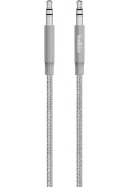 Belkin Καλώδιο 3.5mm male - 3.5mm male Γκρι 1.2m (AV10164BT04-GRY)