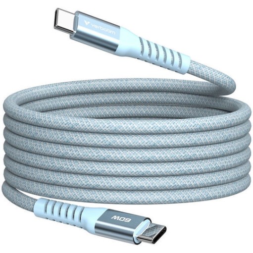 Verbatim Braided USB 2.0 Cable USB-C male - USB-C 60W Μπλε 1.2m 31852