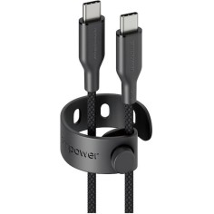 Empower by PanzerGlass USB 2.0 Cable USB-C male - USB-C 240W PD Μαύρο 1.2m EM64861