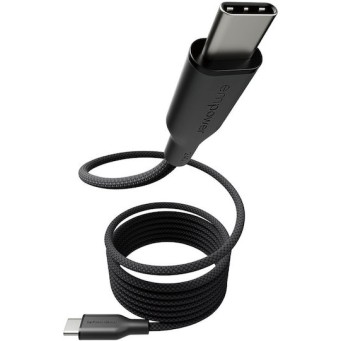 Empower by PanzerGlass Magnetic USB 2.0 Cable USB-C male - USB-C 240W PD Μαύρο 1.5m EM68208