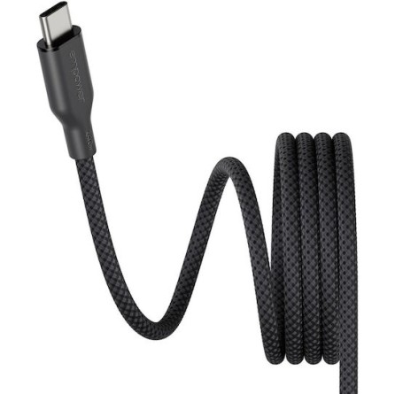 Empower by PanzerGlass Magnetic USB 2.0 Cable USB-C male - USB-C 240W PD Μαύρο 1.5m EM68208
