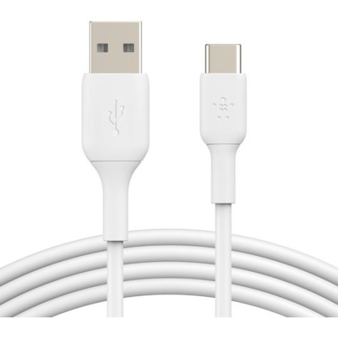 Belkin 2Pack USB 2.0 Cable USB-C male - USB-A 15W Λευκό 1m CAB001BT1MWH2PK
