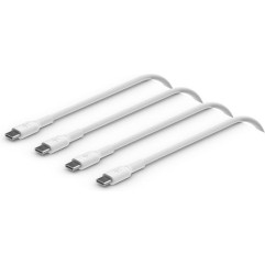 Belkin 2Pack USB 2.0 Cable USB-C male - USB-C 60W PD Λευκό 1m CAB003BT1MWH2PK