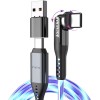 Statik Statik Powerpivot Pro Rotating 2-in-1 Regular USB to Type-C Cable Μπλε 2m PUP-0465-6FT-CC