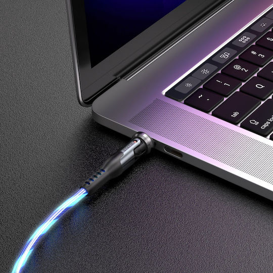 Statik Statik Powerpivot Pro Rotating 2-in-1 Regular USB to Type-C Cable Μπλε 2m PUP-0465-6FT-CC
