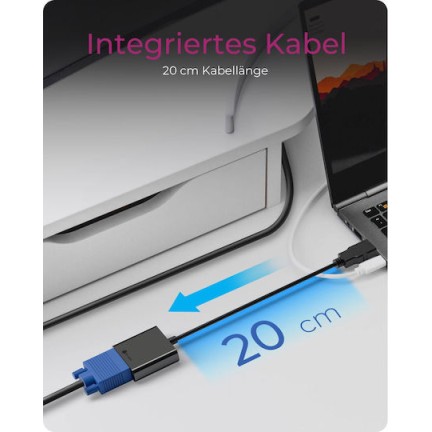 Icy Box Μετατροπέας HDMI male σε VGA female 1τμχ IB-AC502A
